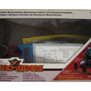 Dino Riders Monoclonius met Mako de Wrede Krijger, Tyco 1987