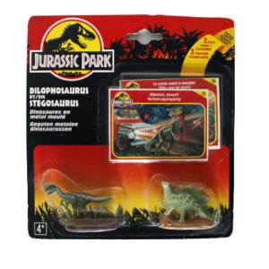 Jurassic Park Die Cast Dilophosaurus & Stegosaurus, Kenner 1993