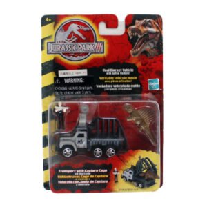 Jurassic Park III Transport With Capture Cage & Dimetrodon Real Die Cast Vehicle, 2000 Hasbro