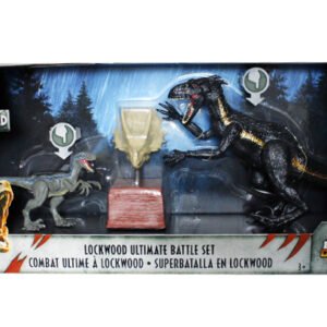 Jurassic World Fallen Kingdom Ultimate Lockwood Battle Set Blue VS Indoraptor, Mattel