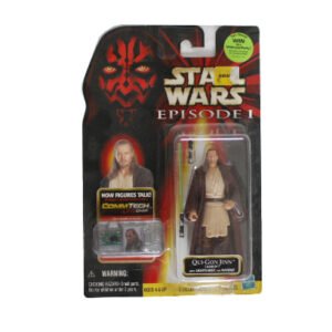 Star Wars Episode 1 Qui-gon Jinn, Commtech Hasbro 1998