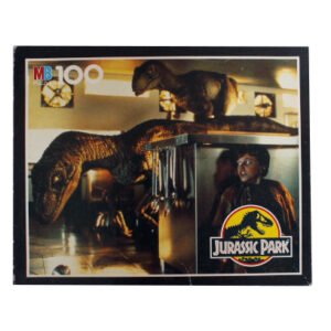 Jurassic Park MB Puzzle Velociraptor Kitchen Scene