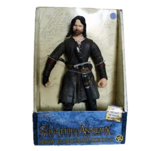 The Lord Of The Rings Return Of The King Deluxe Poseable Aragorn, Toy Biz 2003