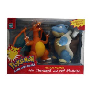 Pokemon Articulated Figures Charizard & Blastoise, Hasbro 1999