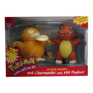 Pokemon Articulated Figures Charmander & Psyduck, Hasbro 1999