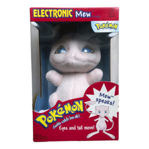 Pokemon Electronic Mew (Mew Speaks!), Eyes and Tail Move, Hasbro 1998