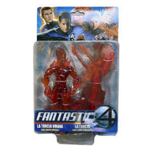Fantastic Four Fying Human Torch with Fire Blasting Action (34 points of articulation!), Toy Biz 2005