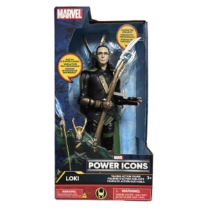 Marvel Power Icons Loki Talking Action Figure, Hasbro
