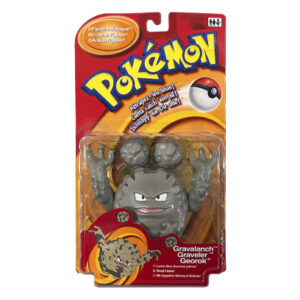 Pokemon Graveler Combat Figure Throws 2 Boulders, Hasbro 2000