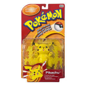 Pokemon Pikachu Combat Figure with Thundershock Attack, Hasbro 2000