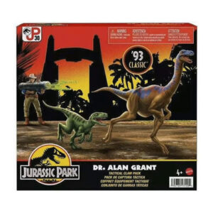 Jurassic Park '93 Classic Dr. Alan Grant Tactical Claw Pack, Mattel 2023