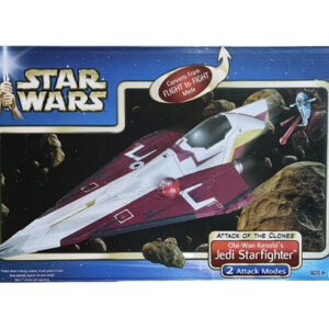 Obi-Wan Kenobi's Star Wars Attack Of The Clones Jedi Starfighter, Hasbro 2002