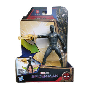 Marvel Spider-Man Black & Gold With Web Grappler, Hasbro 2021