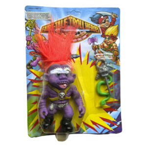 Fairy-Tale Troll Heroes Purple Soldier Troll, Dolly Dolls 1993