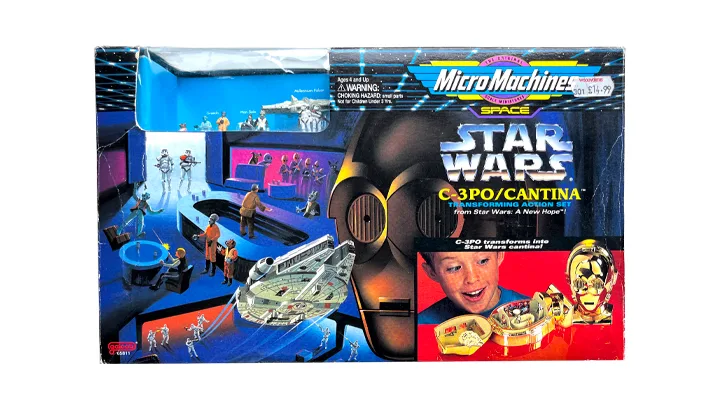 【新品】Micro Machines C-3PO Cantina Micro Machines Star Wars C-3PO / Cantina - RetroToys