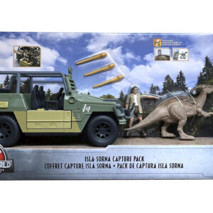 Jurassic World Legacy Collection Isla Sorna Capture Pack, Mattel