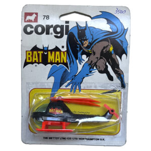Batman Batcopter, Corgi 1978