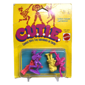 C.U.T.I.E. / Coolest Ultra Tiny Individuals On Earth! Pack Of 4. Mattel 1986