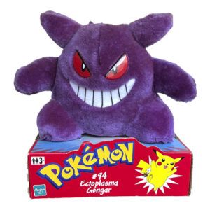 Pokemon Gengar Plush / Knuffel, Hasbro 2000