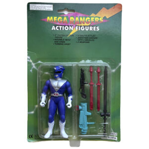 Mega Rangers Action Figures (Power Rangers Bootleg) Blue Ranger