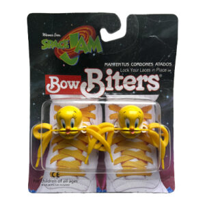 Space Jam Tweety Bow Biters, Lock Your Laces In Place, Warner Bros 1996