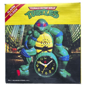 Teenage Mutant Ninja Turtles Alarm Clock, 1990 Mirage Studios