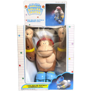 Battery Operated Gorilla Roller-Skater, Donkey Kong Knockoff / Bootleg 1989