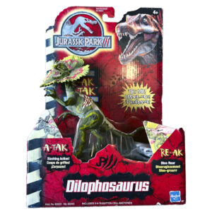 Jurassic Park III RE-AK A-TAK Dilophosaurus, Hasbro 2001