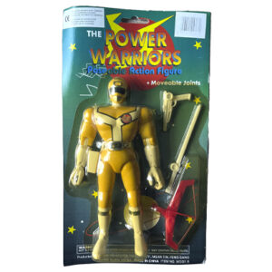Power Warriors Poseable Yellow Figure (Power Rangers Bootleg / KO)