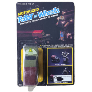 Motorized Robot On Wheels Converts From Camper To Robot (Transformers KO / Bootleg)