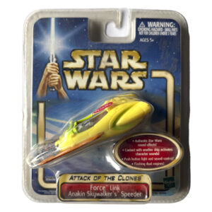 Star Wars Attack Of The Clones Force Link Anakin Skywalker's Speeder, Hasbro 2002