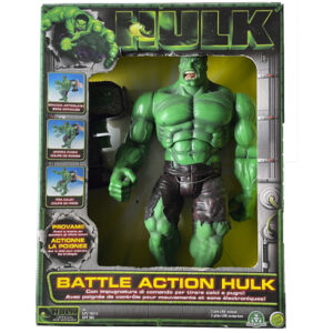 Marvel Battle Action Hulk with Snap-On Battle Grip For Smashing Action, Toy Biz 2003
