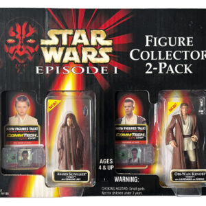 Star Wars Episode 1 Figure Collector 2-Pack Anakin Skywalker & Obi-Wan Kenobi, Hasbro 1999
