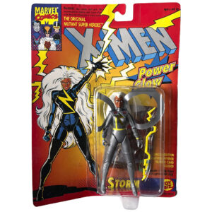 Marvel The Uncanny X-Men Power Glow Storm (Silver Variant), Toy Biz 1991