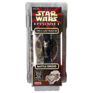 Star Wars Episode 1 Battle Droid Die-Cast Watch, Hope Industries 1999