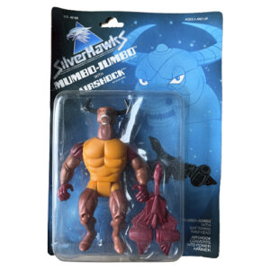 Silverhawks Mumbo-Jumbo with Airshock Weapon Bird, Kenner 1986