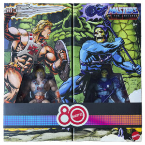 Masters Of The Universe (MOTU) 80th Mattel Anniversary Retro 2-Pack He-Man & Skeletor, Mattel 2025