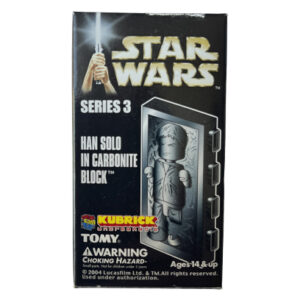 Star Wars Kubrick Unbreakable Han Solo In Carbonite Block Series 3, Tomy 2004