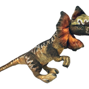 Jurassic Park Dilophosaurus Plush / Stuffed Dinosaur, Dakin 1992