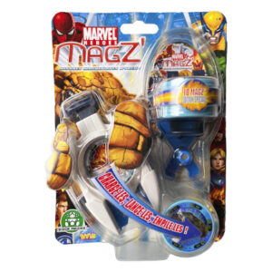 Marvel Heroes MAGZ' / Magnetic Xtreme Discs Fantastic Four Thing Launcher Starter Pack with 10 Magz', Giochi Preziosi / Vivid 2005