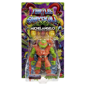 MOTU x TMNT: Turtles of Grayskull Action Figure Michelangelo 14 cm, Mattel