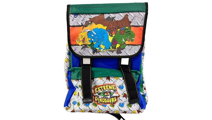 Extreme Dinosaurs Backpack / Rugzak, 1998 Bohbot / Mattel