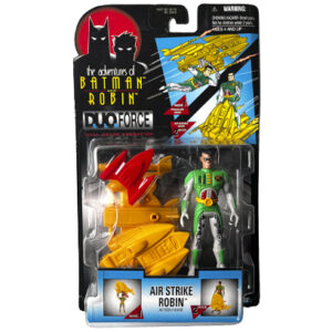 The Adventures of Batman & Robin DUO FORCE Air Strike Robin Action Figure, Kenner 1996