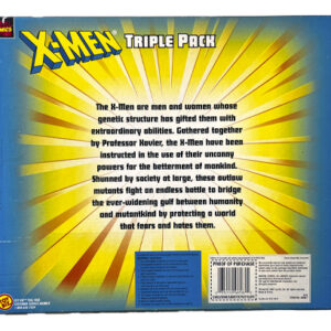 Marvel Comics X-Men Triple Pack - Spy Wolverine with Thrusting Knife Action, Sabretooth with Snarl and Swipe Action & Cyclops with Light-Up Optic Blast, Toy Biz 1999