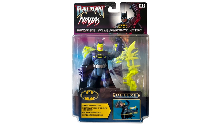 Batman Ninjas Thunder Kick Batman with Real Roundhouse Kick, Hasbro 1998