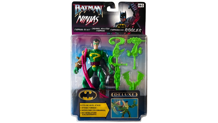 Batman Ninjas Tornado Blast Riddler with Cyclone Whirl Attack, Hasbro 1998