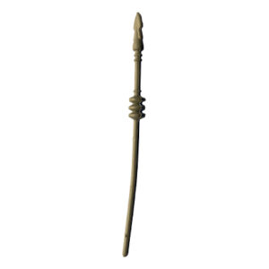 Masters Of The Universe (MOTU) Castle Grayskull Spear (bruine / beige variant), Mattel 1982