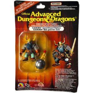 Advanced Dungeons & Dragons Elkhorn The Good Dwarf Fighter, LJN 1983