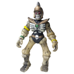 Skull Force Warrior Fully Poseable Skeleton With Helmet (Glow in the dark) Los Figuur, 1994 Hinstar