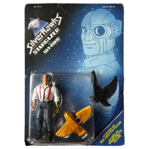 Silverhawks Stargazer With Sly-Bird, Kenner 1986